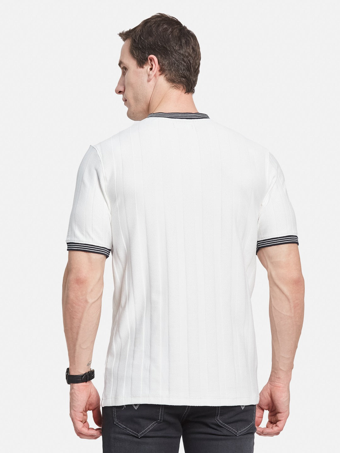 Octave Men Printed T-shirt