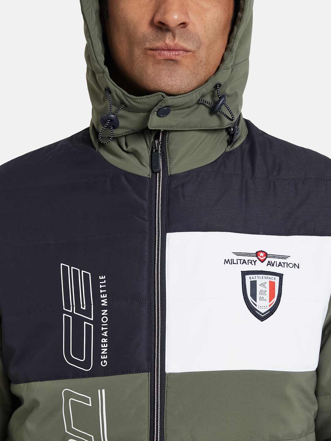 METTLE Men Colourblocked Jacket