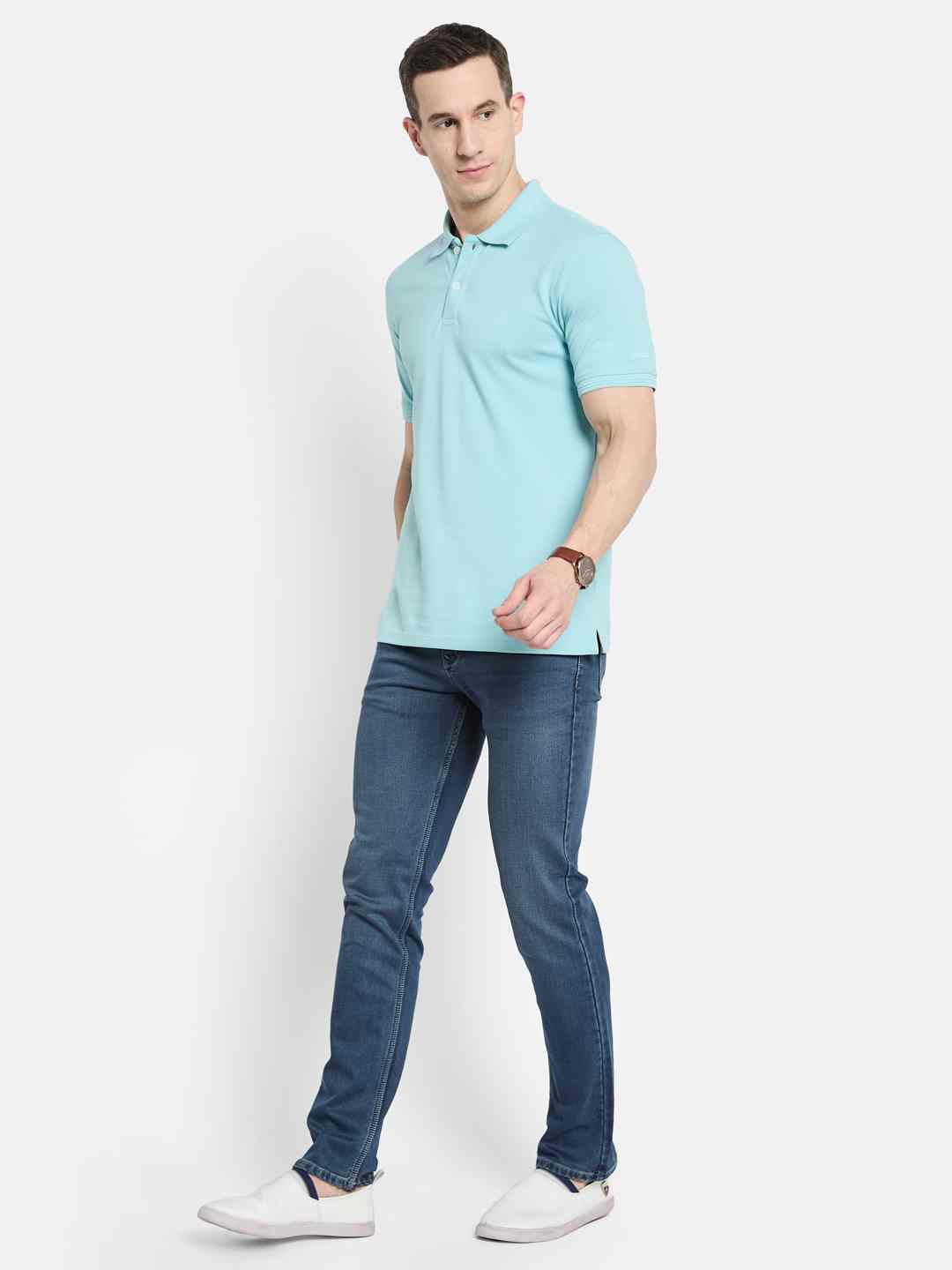 Octave Men Polo Collar T-shirt
