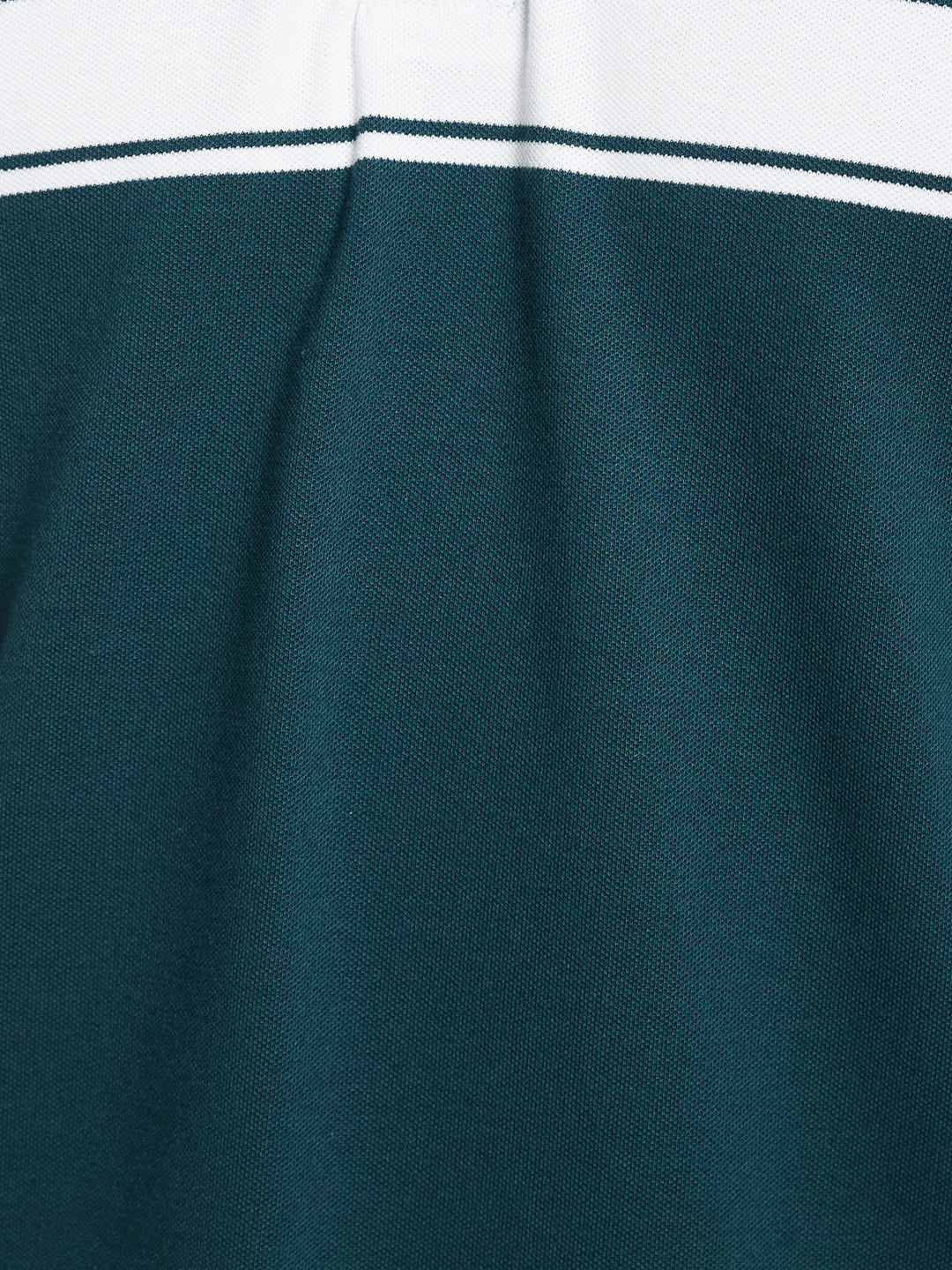 Octave Men Colourblocked Polo Collar T-shirt