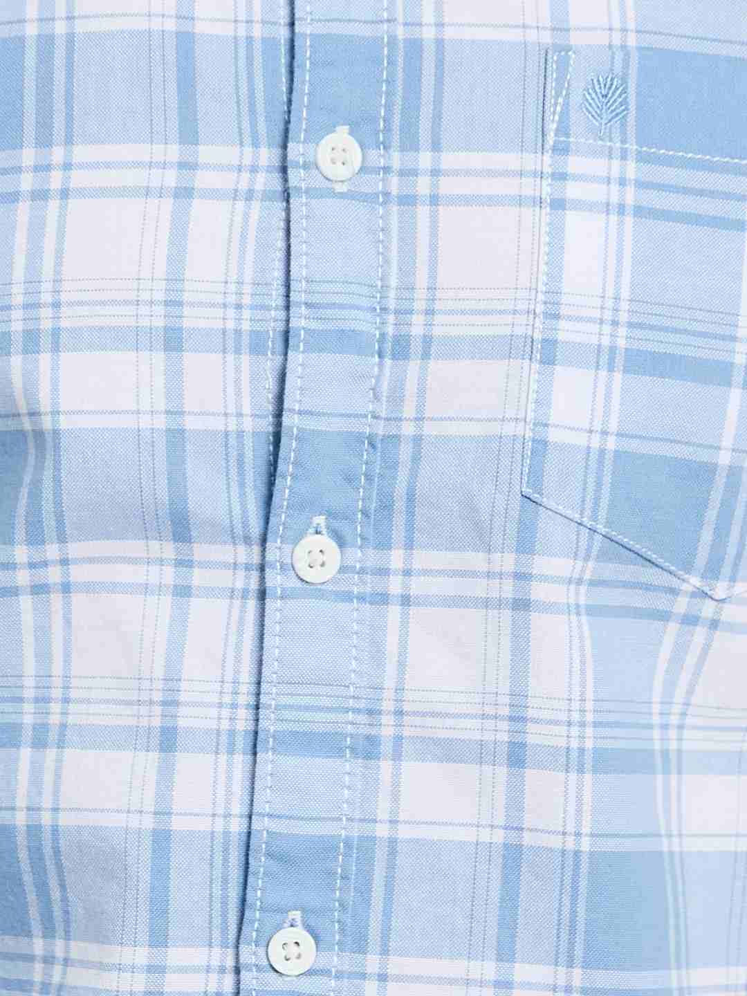 METTLE Men Opaque Checked Casual Shirt