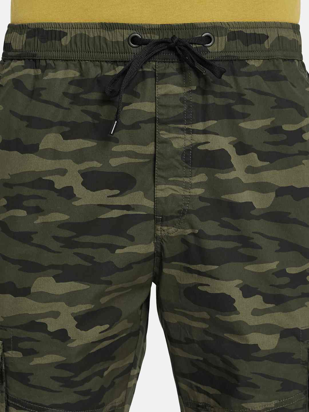 Octave Men Printed Cotton Track Pant