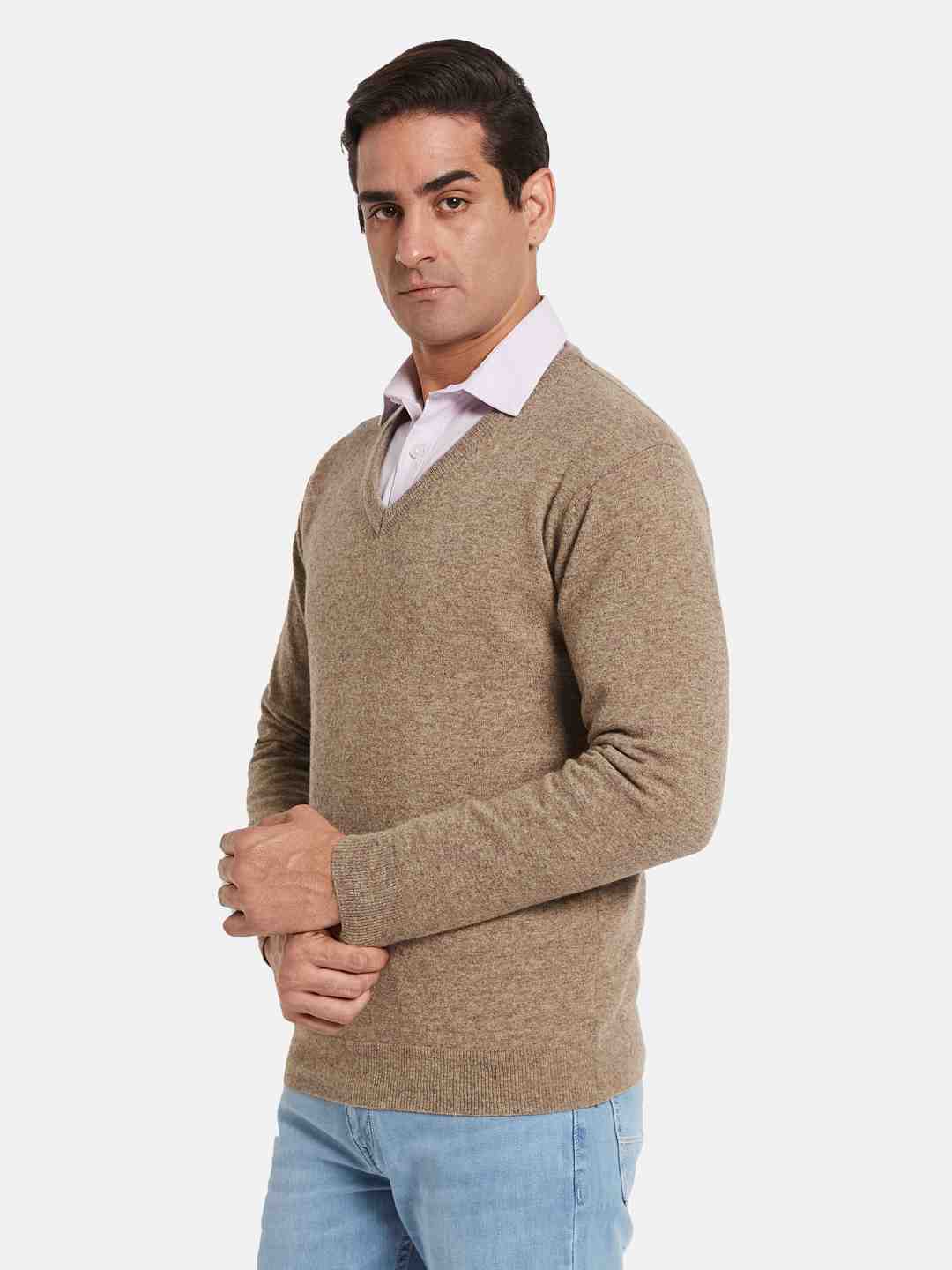METTLE Men Woollen Pullover