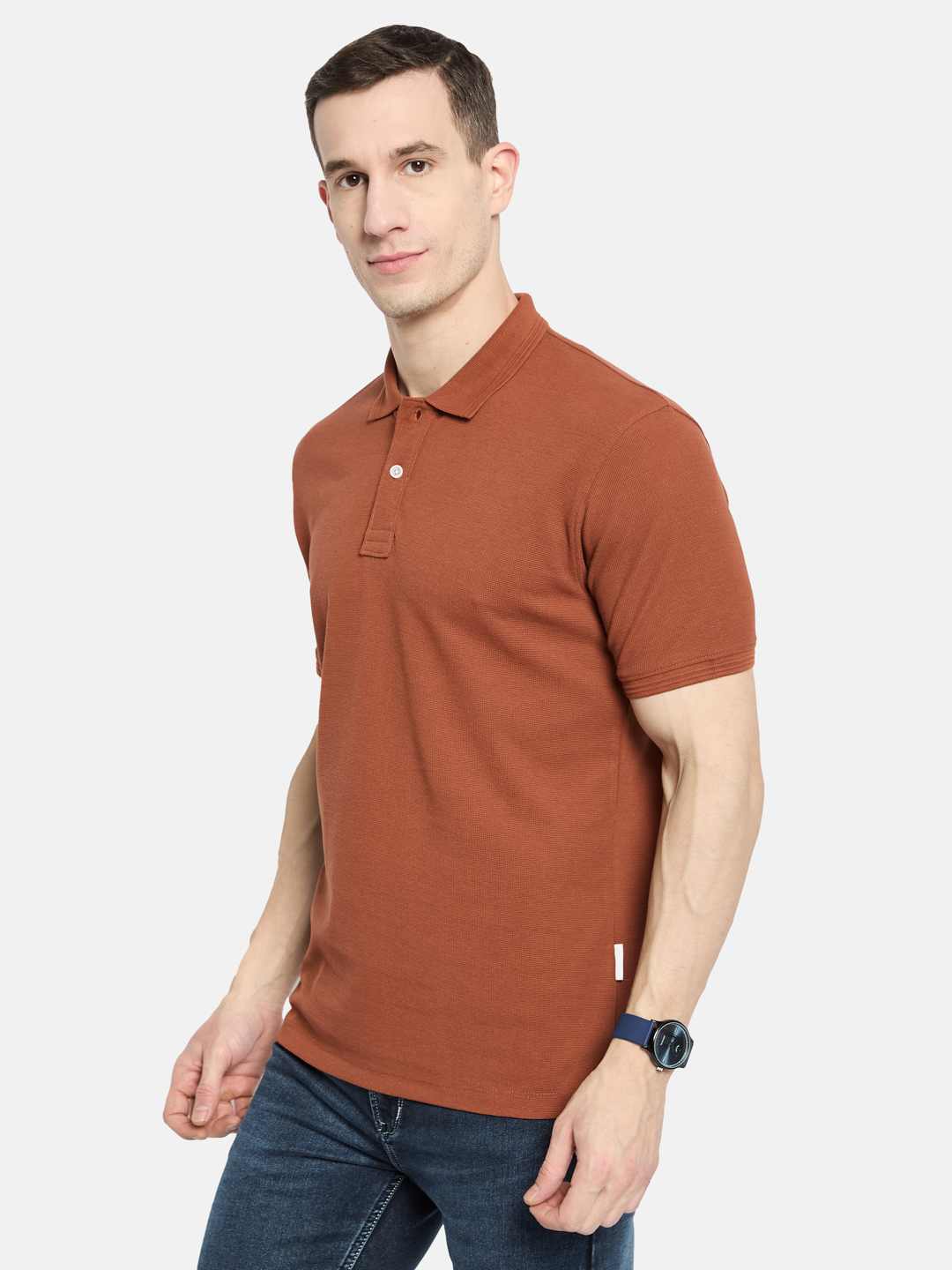 Octave Men Polo Collar T-shirt