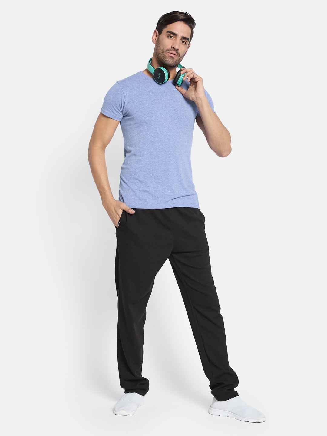 Octave Men Mid-Rise Regular Fit Cotton Track Pant