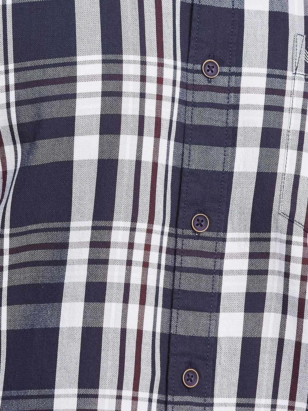 METTLE Men Multi Stripes Opaque Striped Casual Shirt