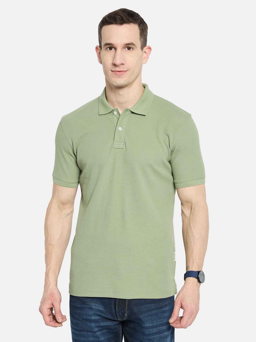 Octave Men Polo Collar T-shirt