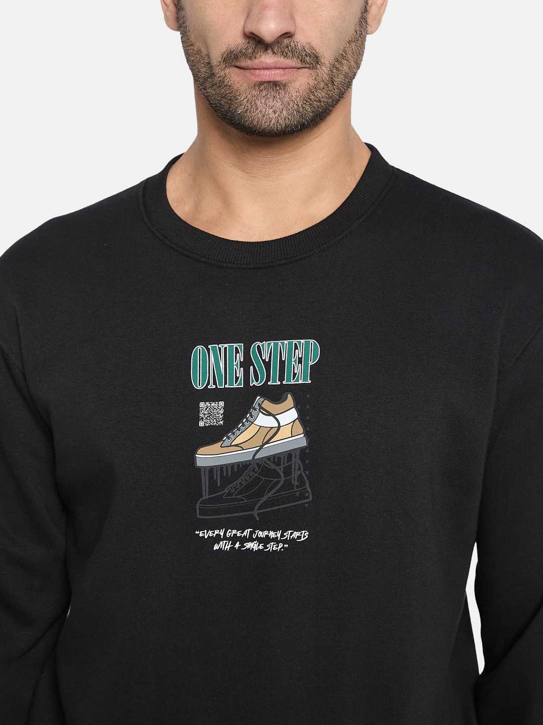 Octave Men Printed Pullover Sweatshirt