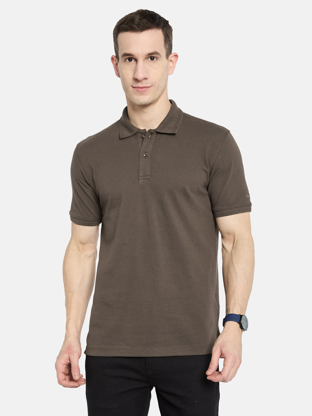 Octave Men Polo Collar T-shirt