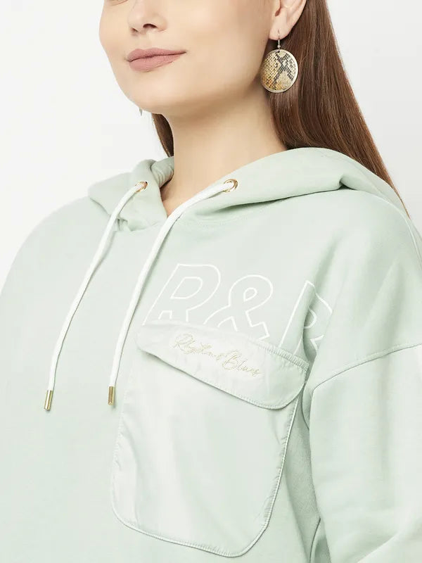 Women Dusty Mint Sweatshirts