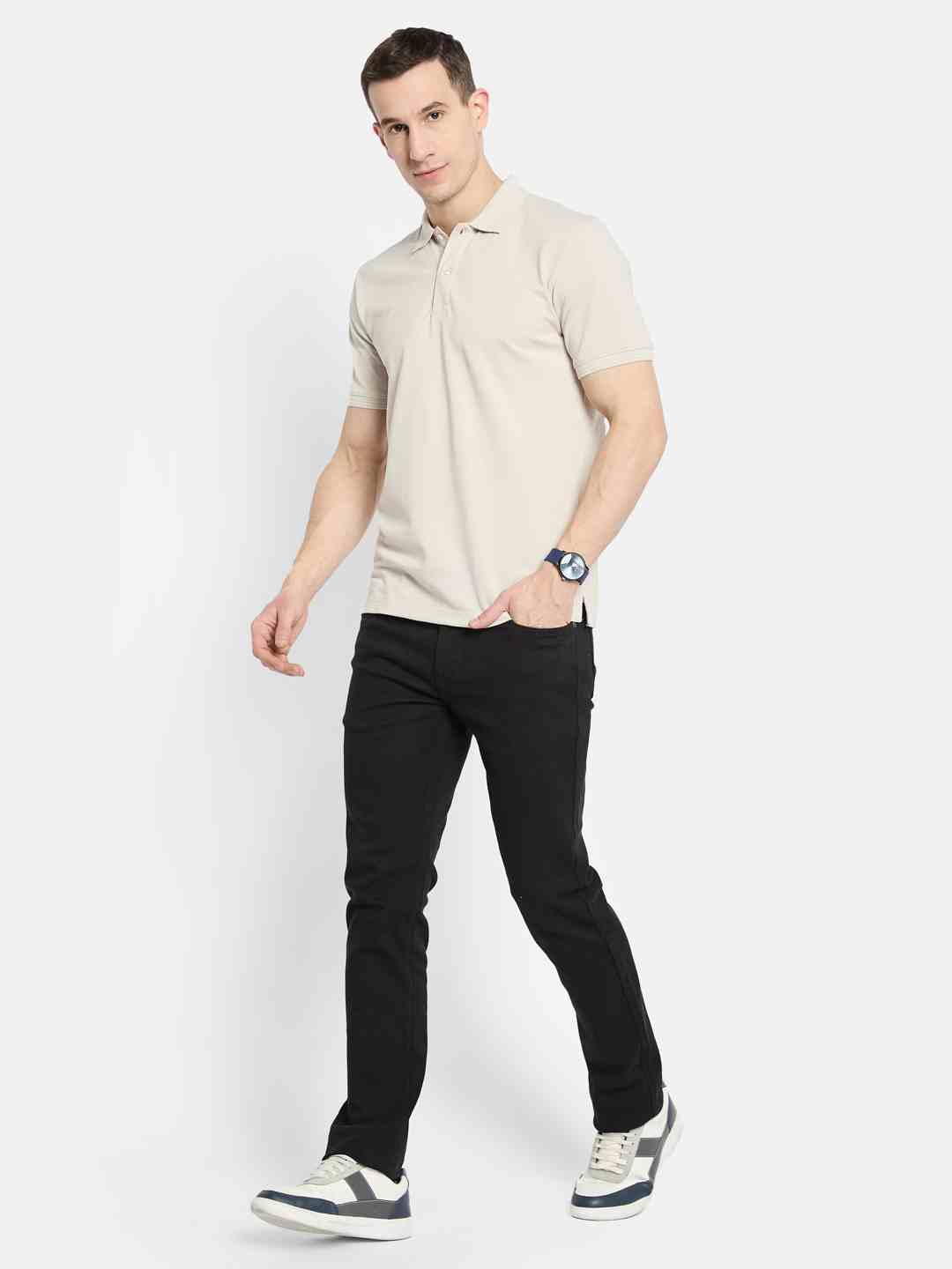 Octave Men Polo Collar T-shirt