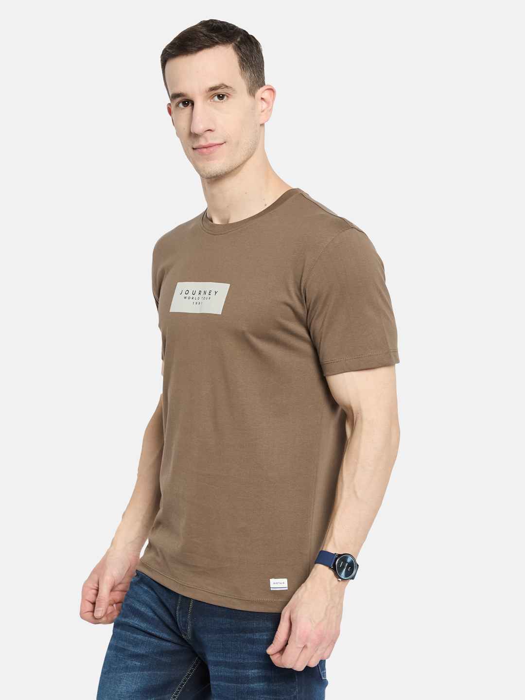 Octave Men Printed T-shirt