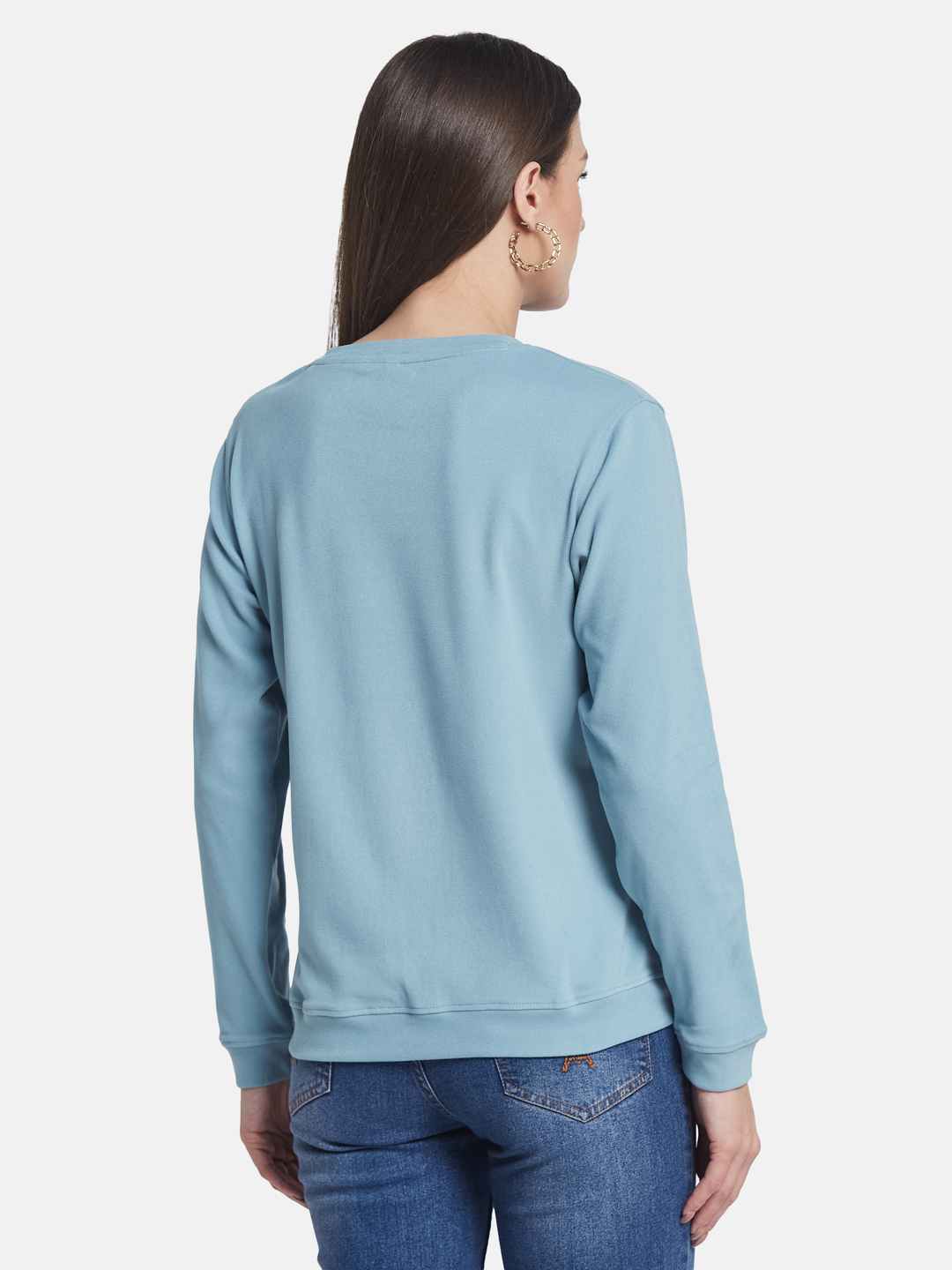 METTLE Women Round Neck Sweatshirt