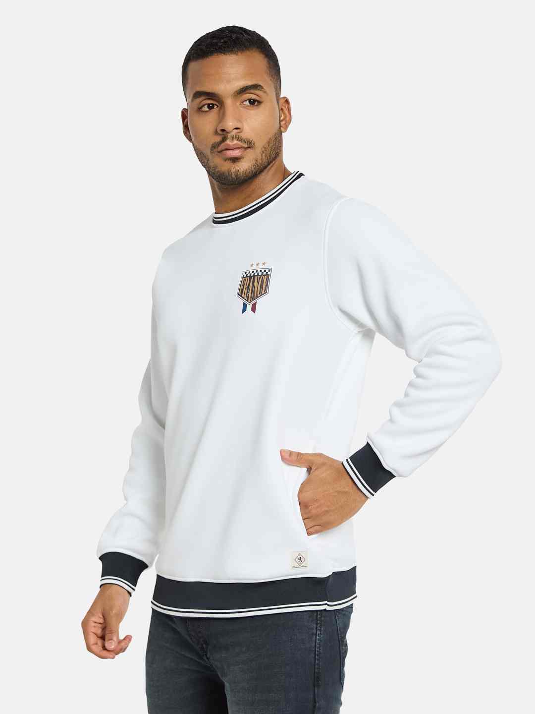 Octave Men Printed Sweatshirt