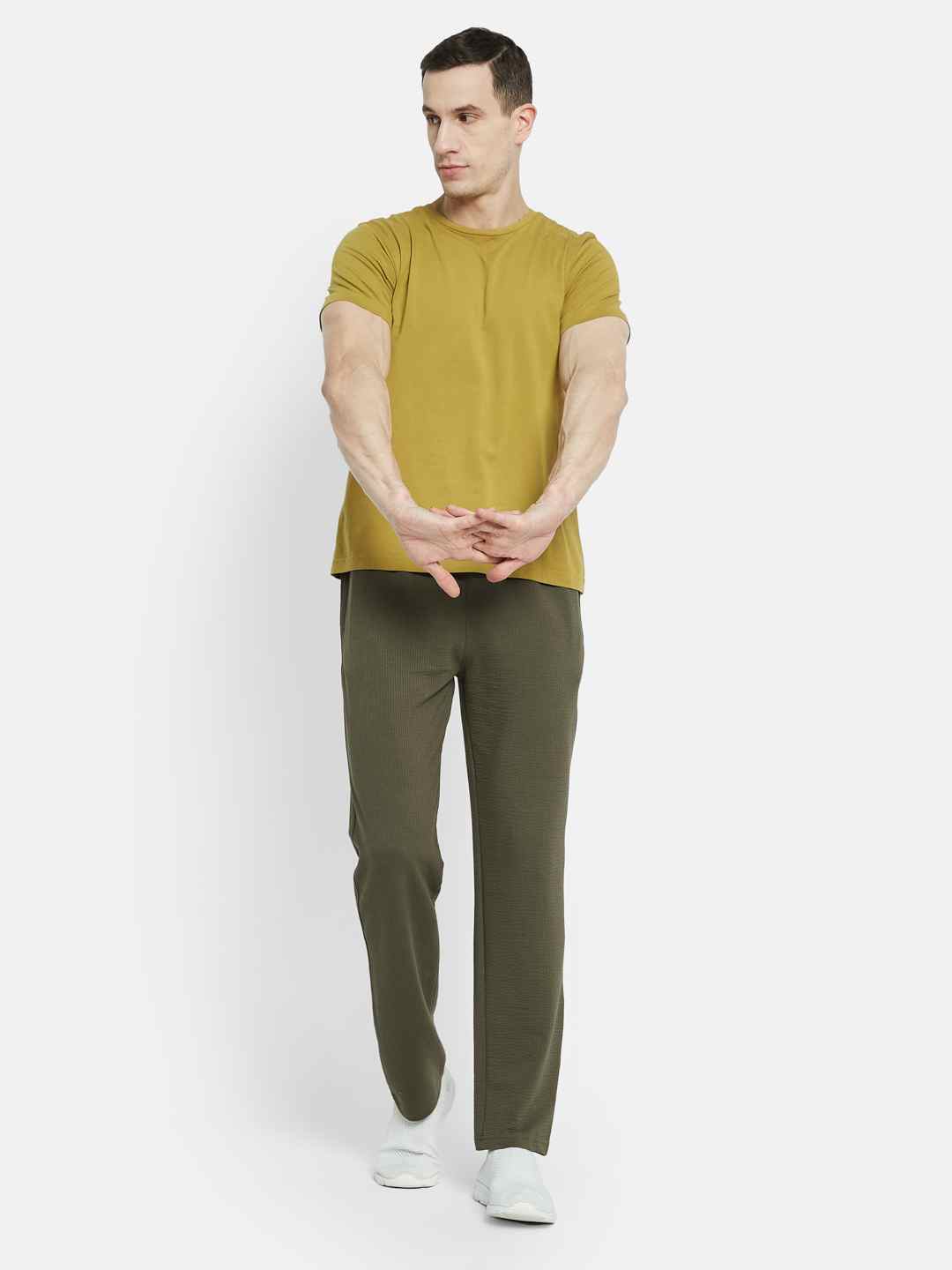 Octave Men Cotton Side Pockets Track Pants
