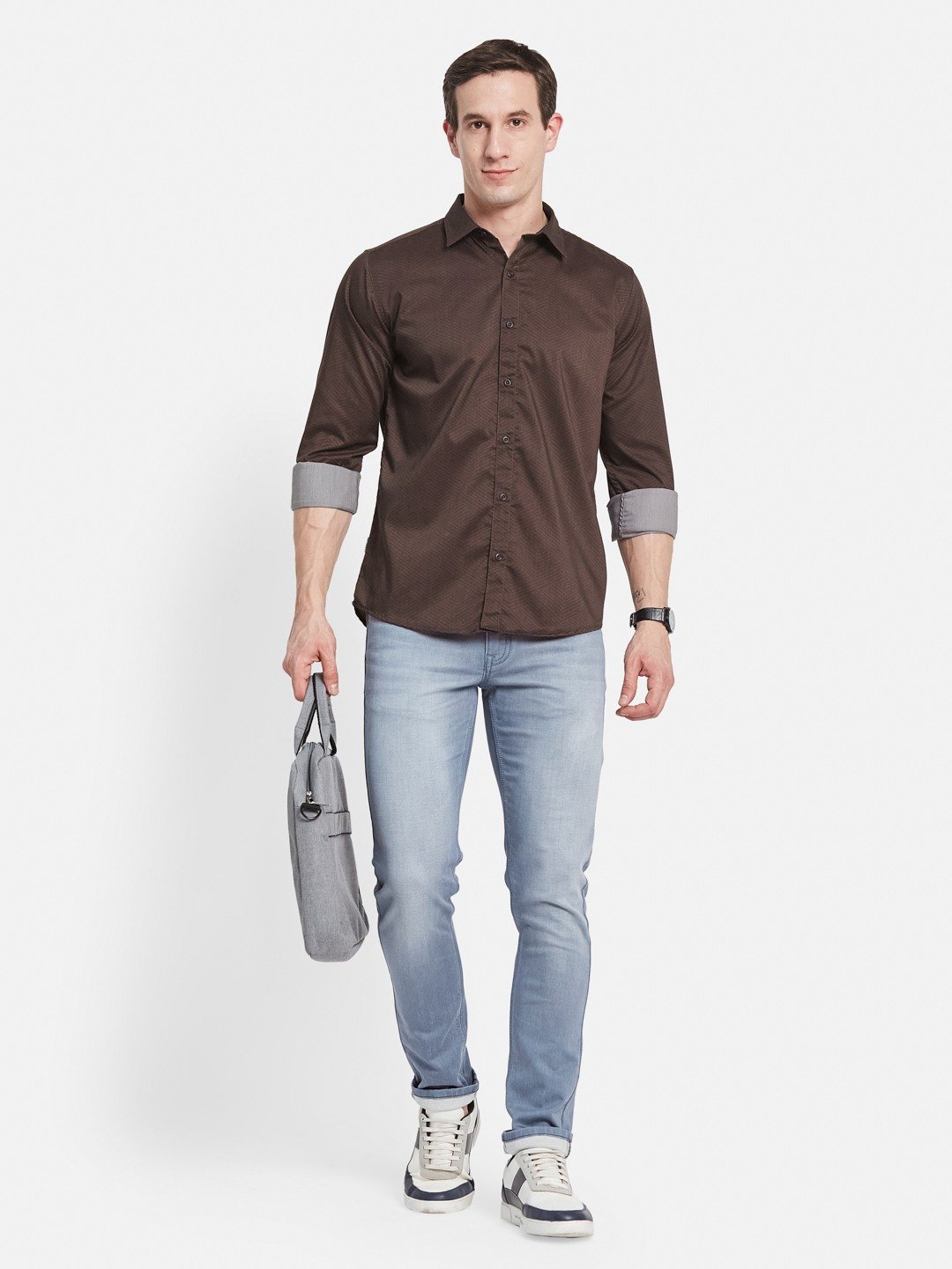 METTLE Men Opaque Casual Shirt