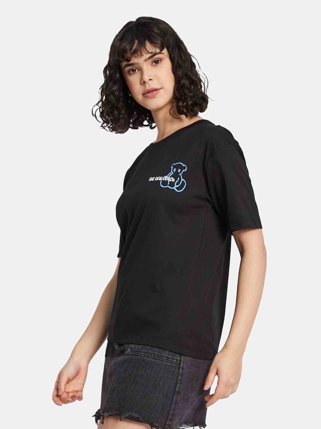 METTLE Women Printed T-shirt