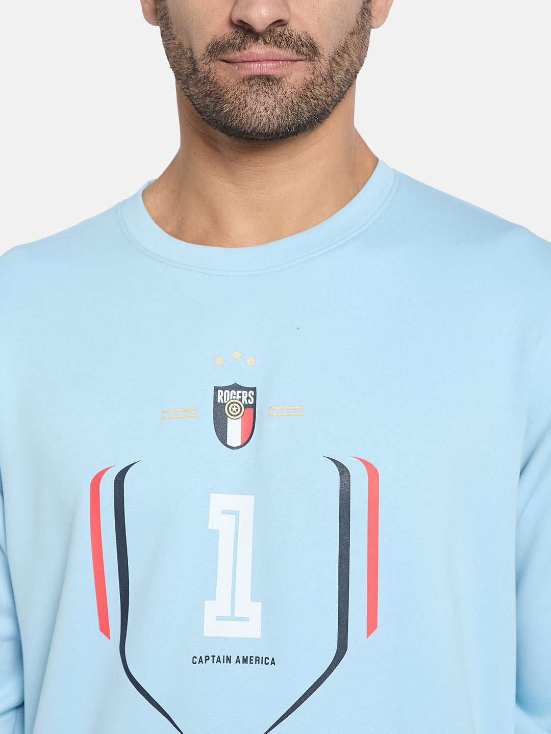 Octave Men Printed Pullover Sweatshirt