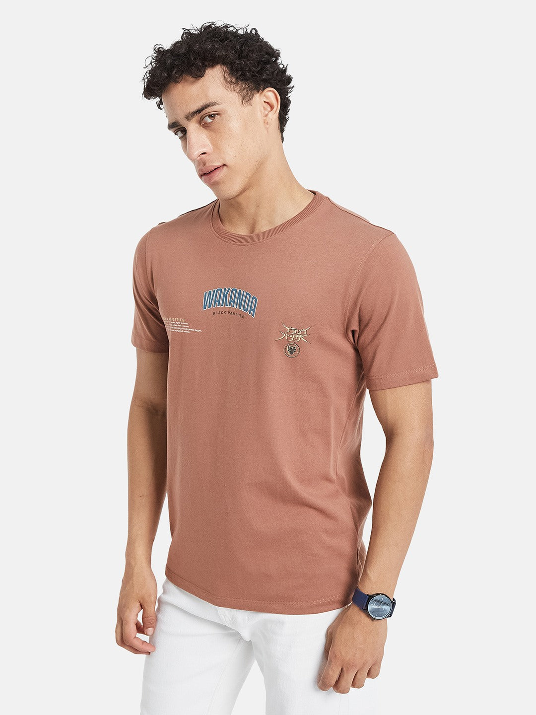 Octave Men Printed T-shirt