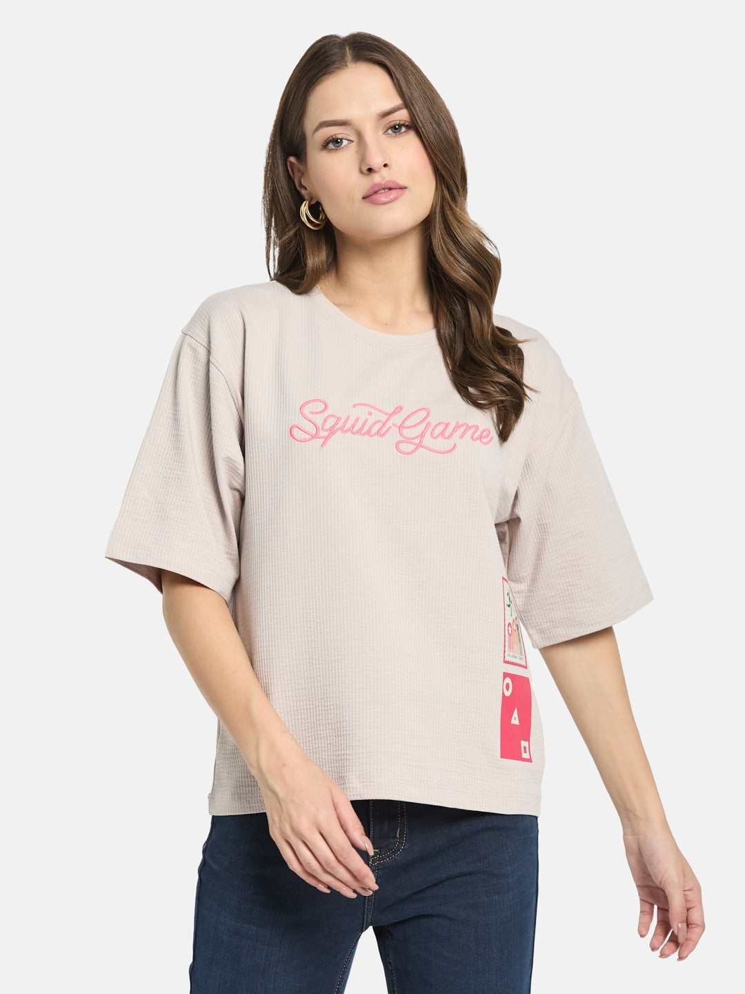 METTLE Women Printed T-shirt