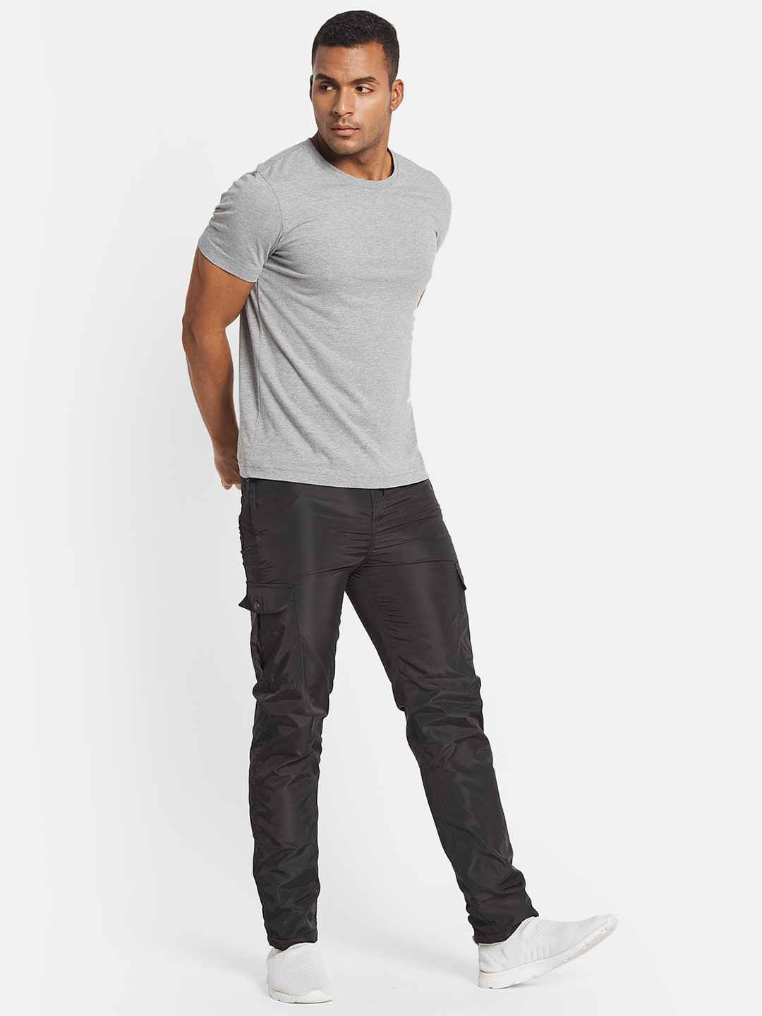 Octave Men Cotton Regular Fit Mid-Rise Track Pants