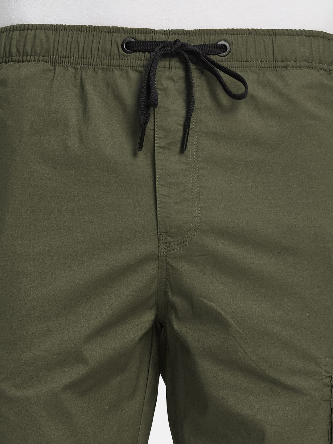 Octave Men Cotton Mid-Rise Regular Fit Cargo Trousers