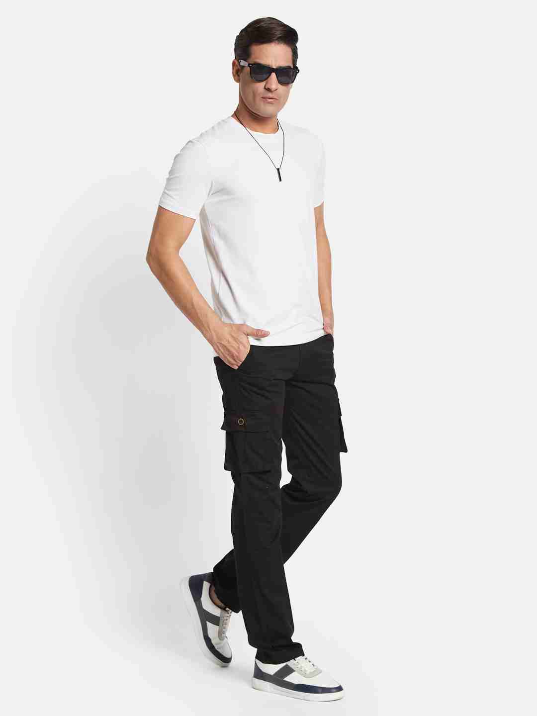 Octave Men Mid-Rise Regular Fit Chinos Trousers