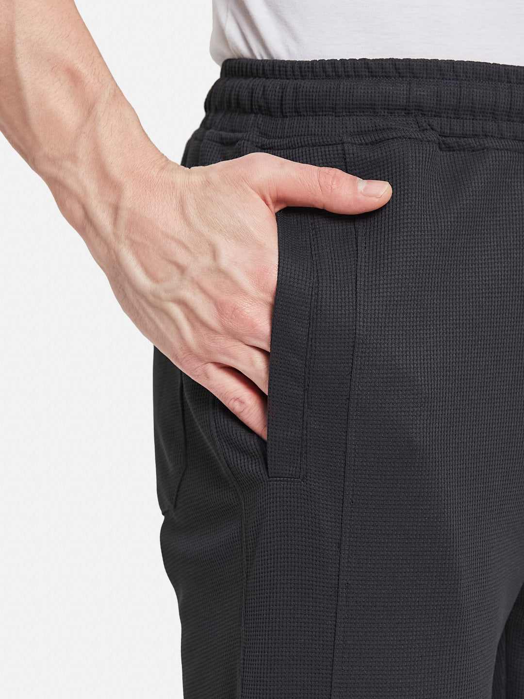 Octave Men Cotton Mid Rise Track Pants