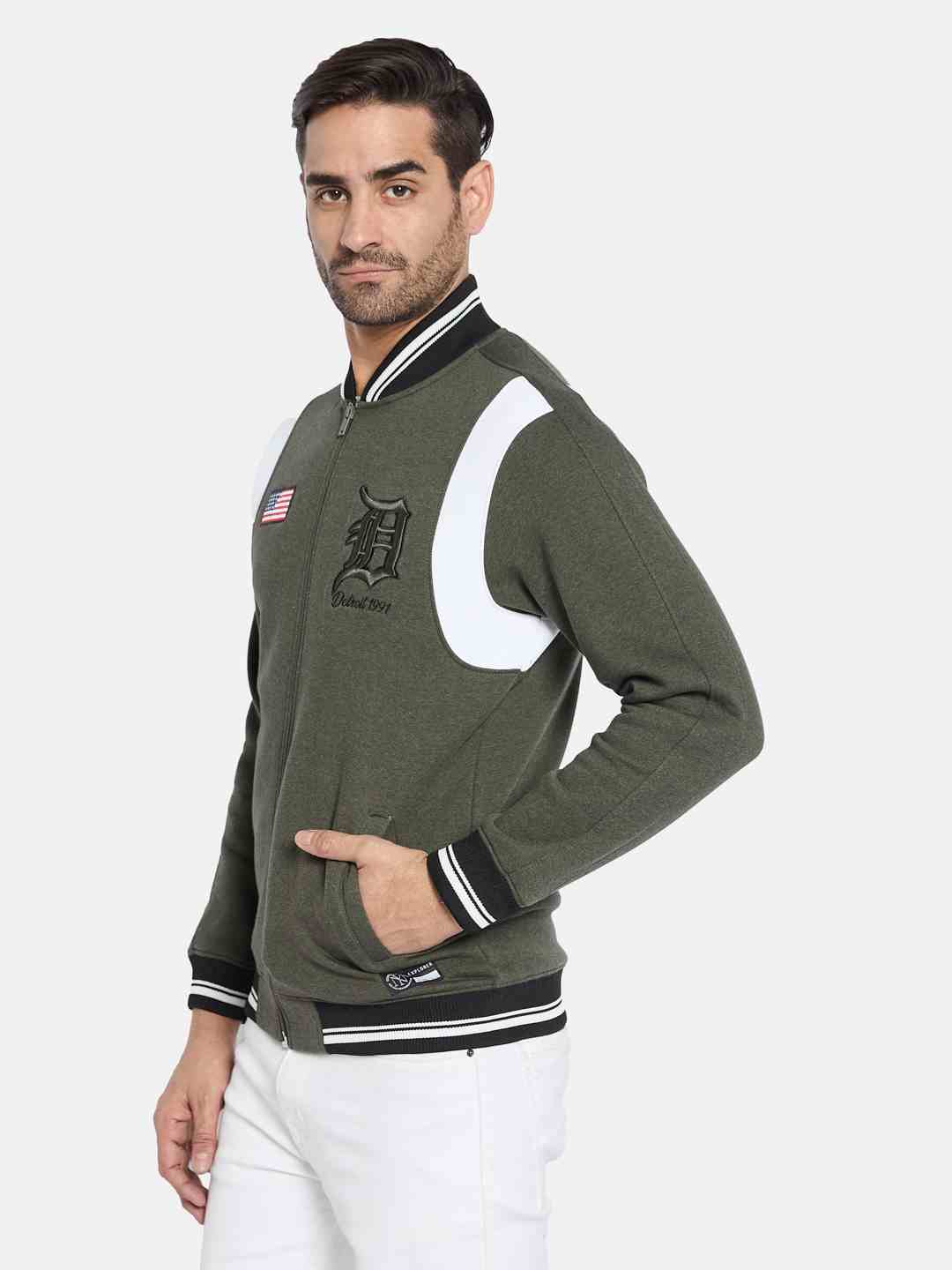 Octave Men Front-Open Sweatshirt