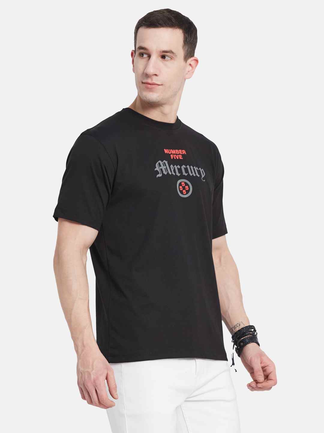 Octave Men Printed T-shirt