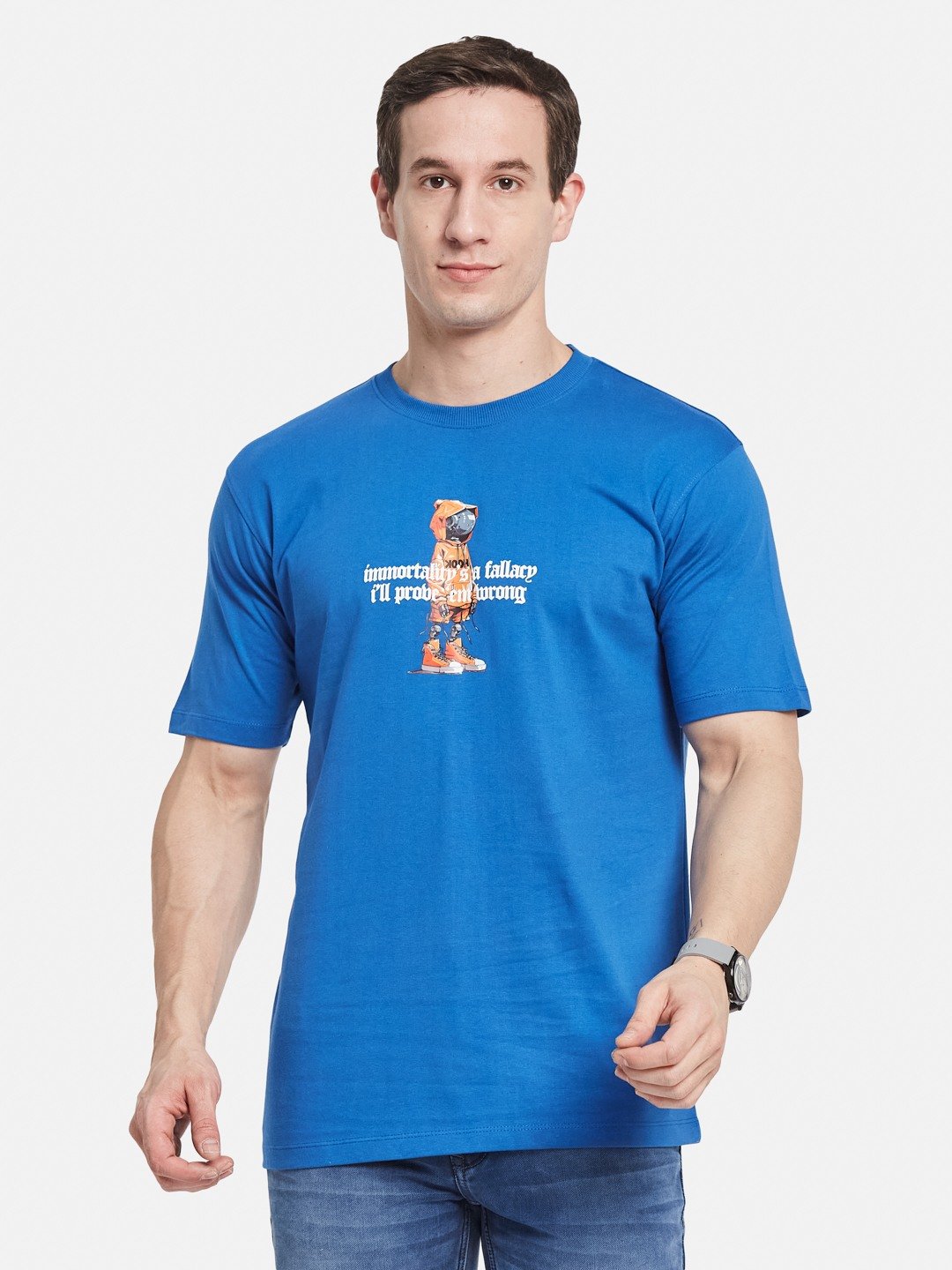 Octave Men Printed T-shirt