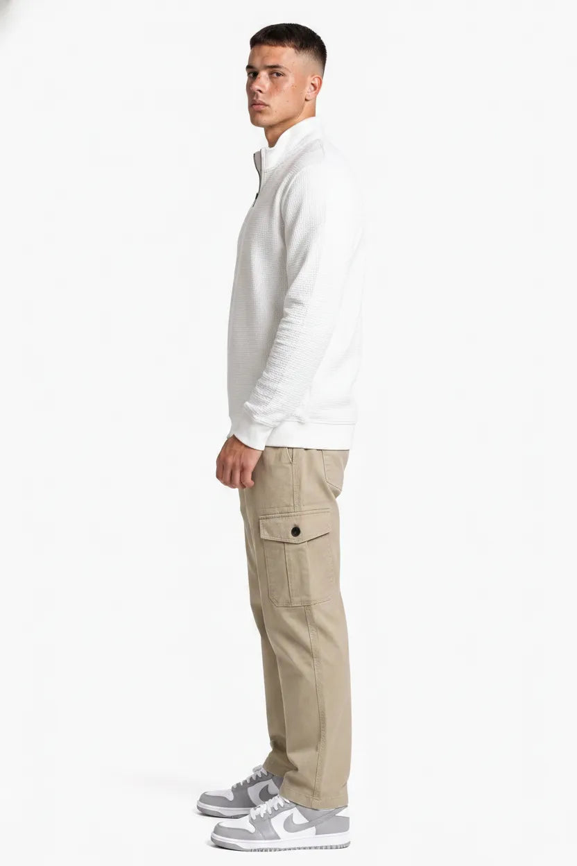 Men’s Safari Cotton Poplin Cargo Lower with Drawstring Waist