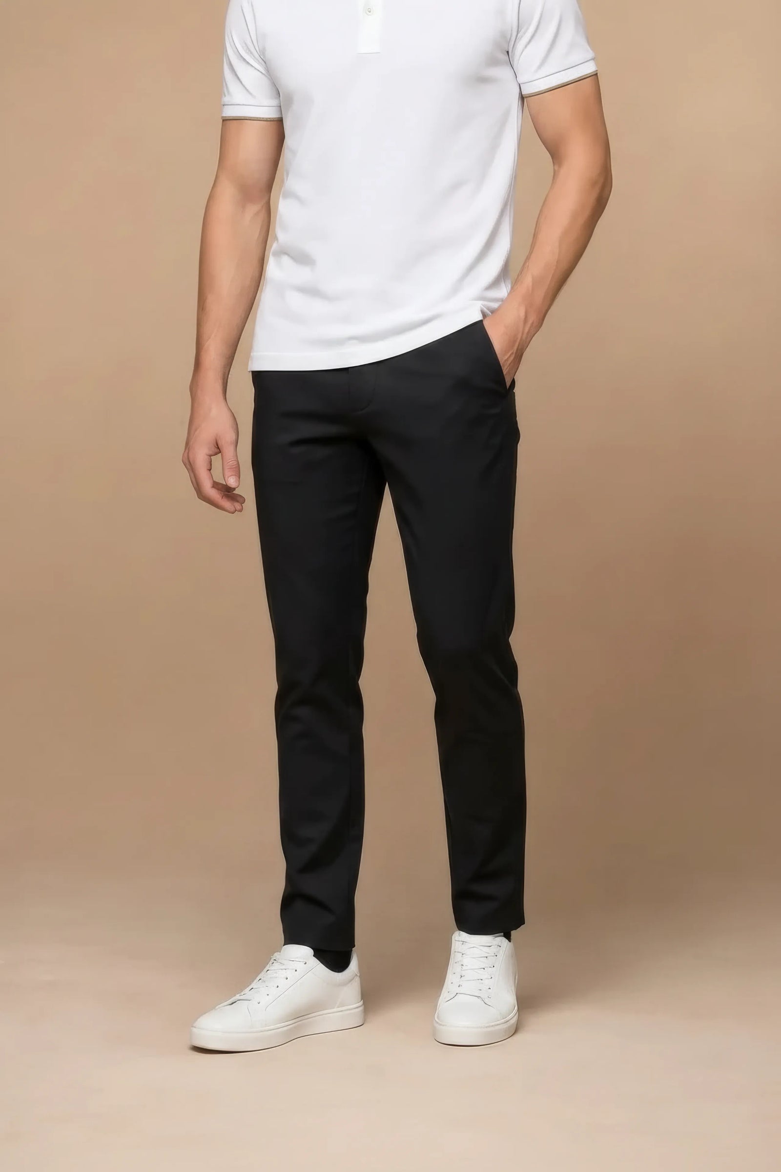 Men Black Trousers