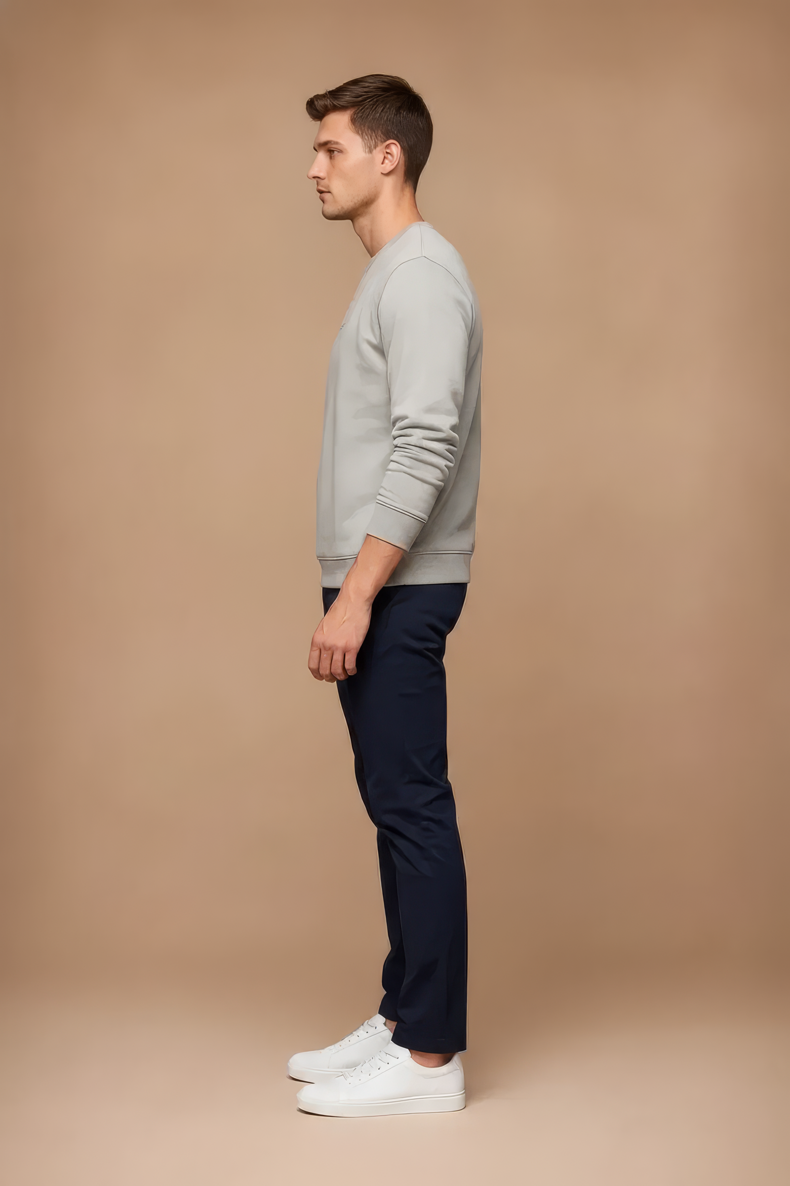 Men’s Premium Arona Crew Neck Cotton Fleece Sweatshirt
