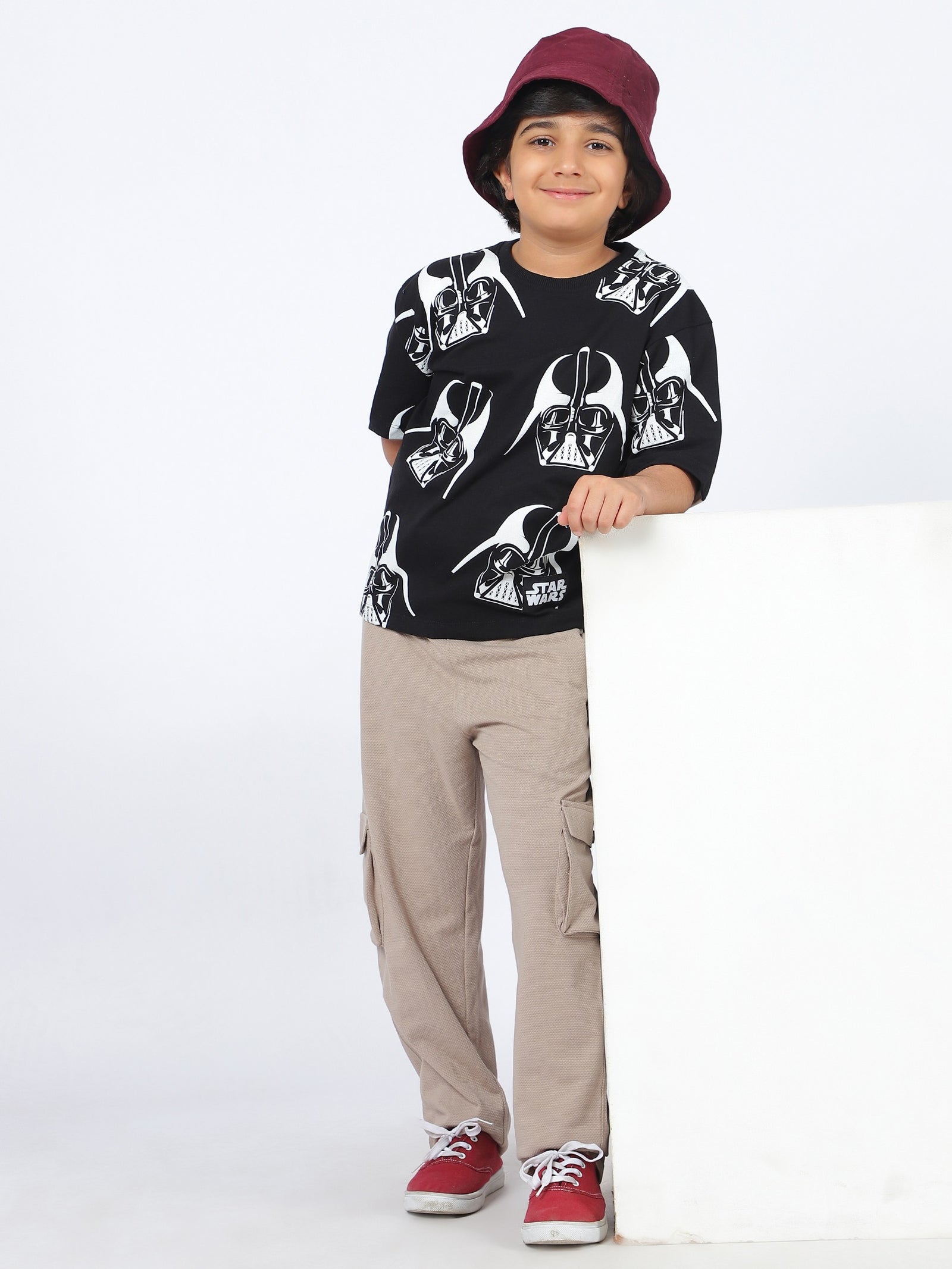 Octave Boys Star Wars Printed T-shirt