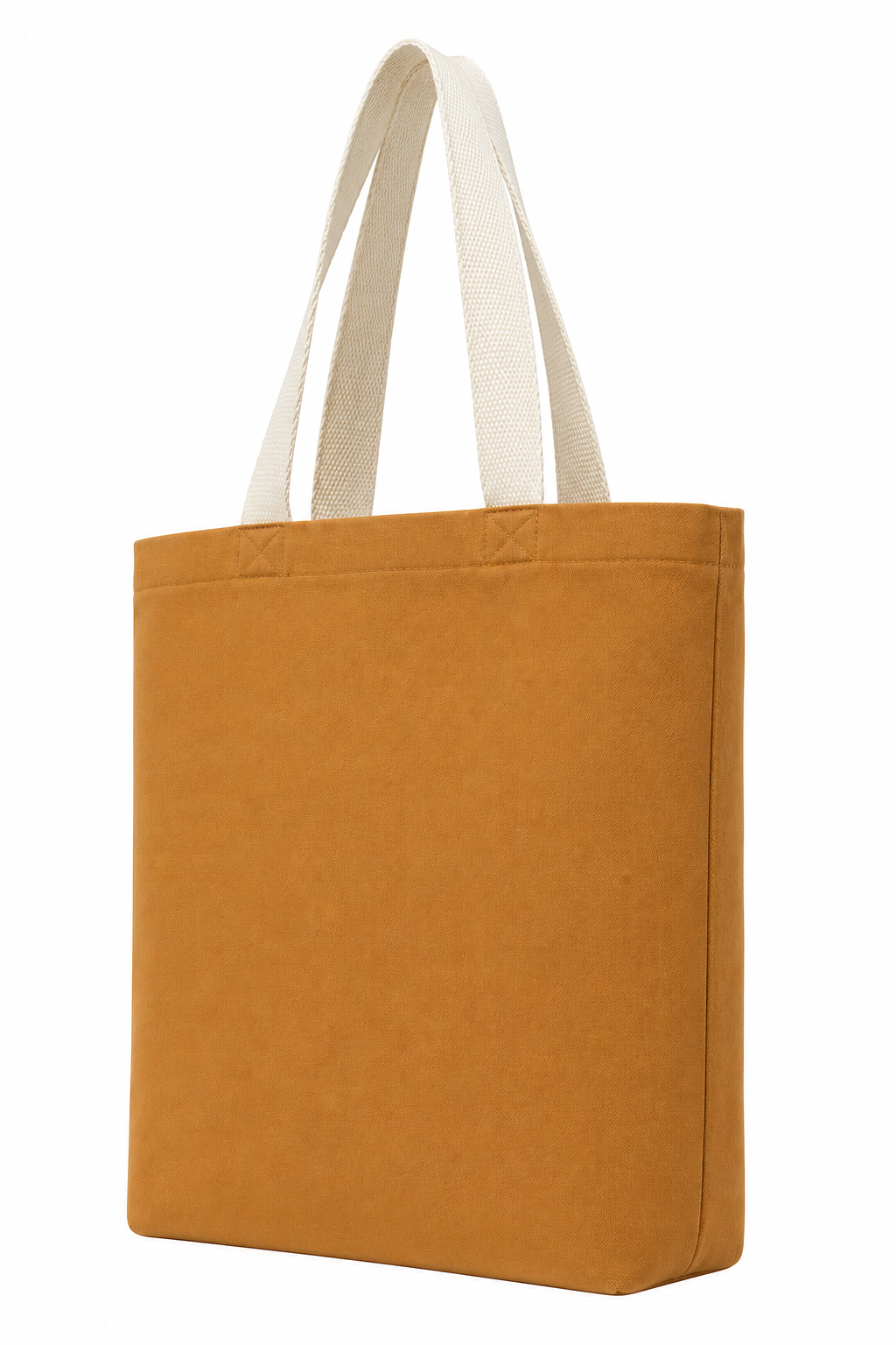Women's Navy Blue Canvas Tote Hand Bag with Front Pocket | Eco-Friendly Cotton Shoulder Shopping Bag | 30 x 35 cm