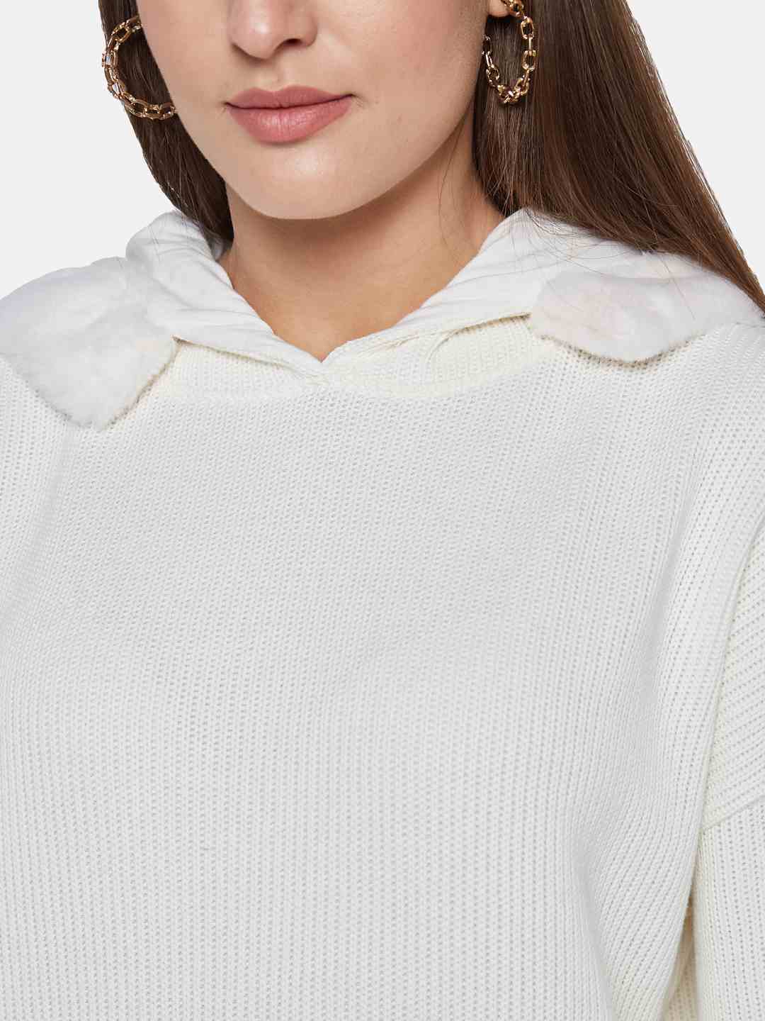 METTLE Women Hooded Sweatshirt