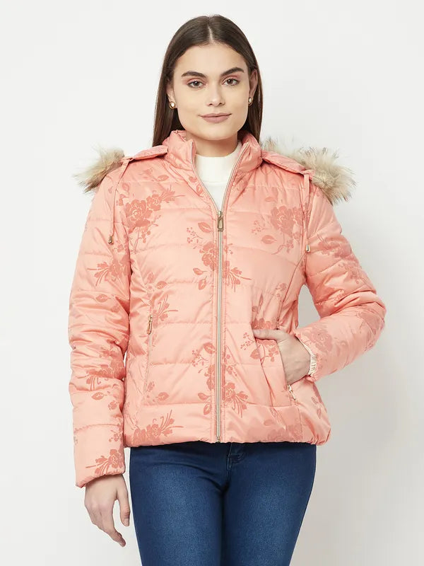 Women Coral Front Open Jackets