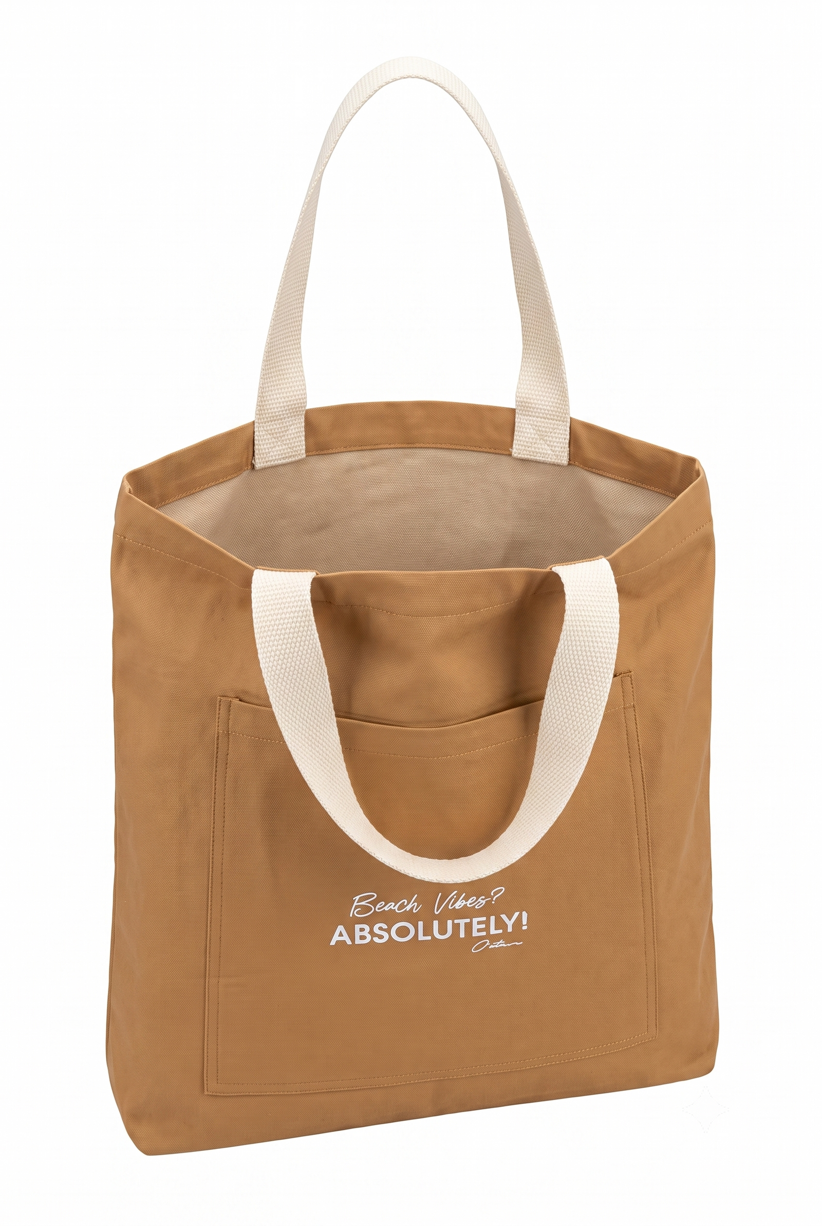 Women's Navy Blue Canvas Tote Hand Bag with Front Pocket | Eco-Friendly Cotton Shoulder Shopping Bag | 30 x 35 cm