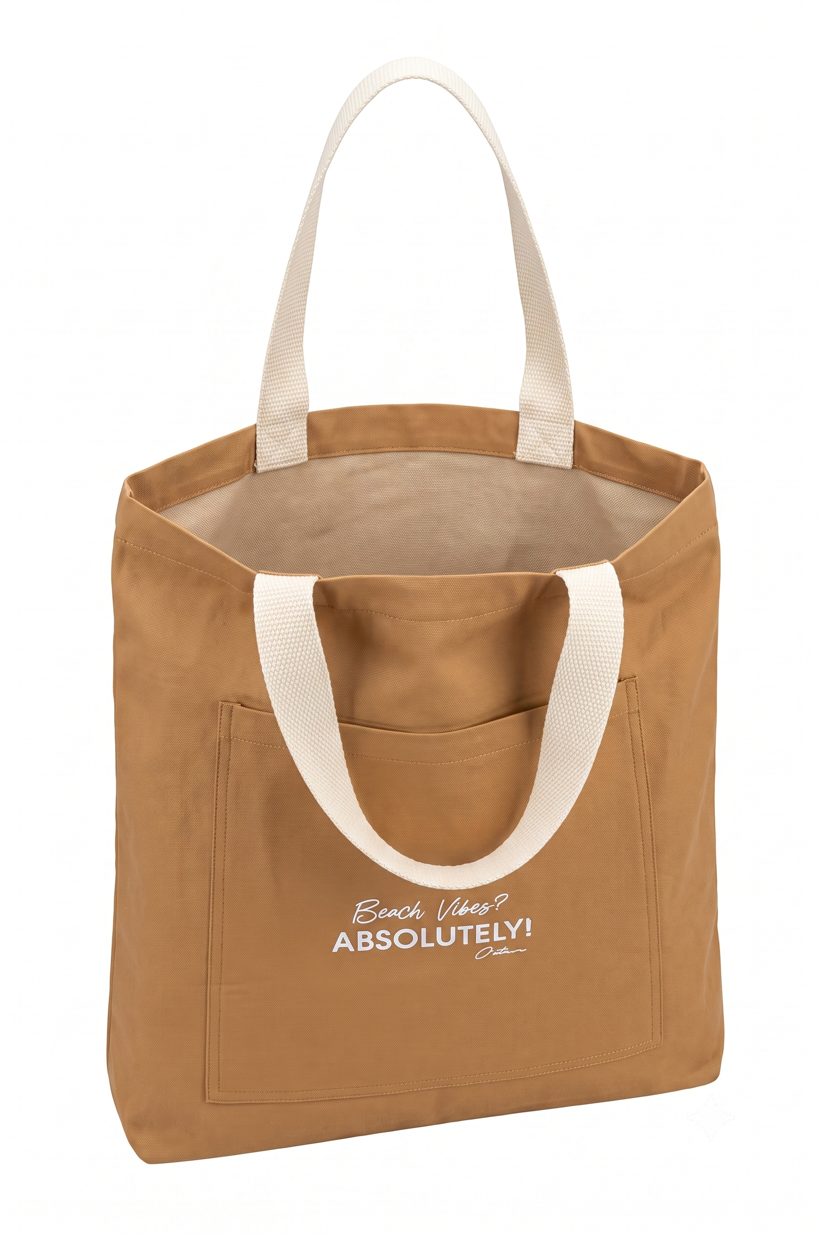 Women's Navy Blue Canvas Tote Hand Bag with Front Pocket | Eco-Friendly Cotton Shoulder Shopping Bag | 30 x 35 cm