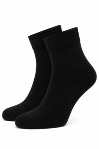 Men's Black Crew Length  Socks