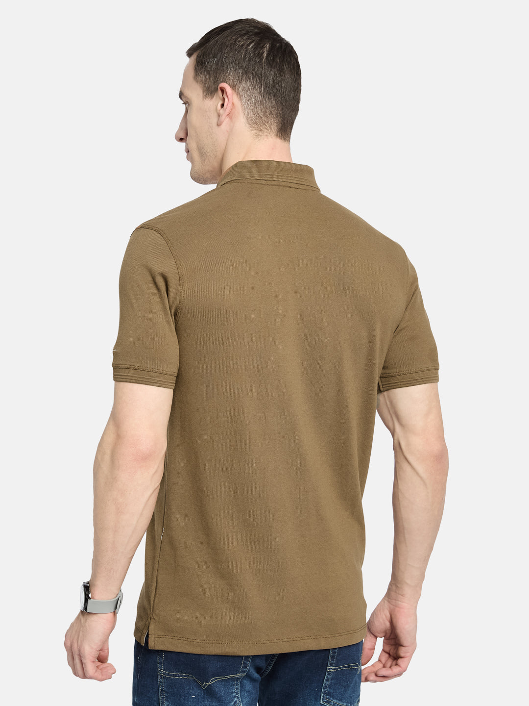 Octave Men Polo Collar T-shirt