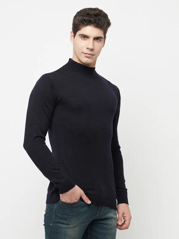 Men Navy Sweaters