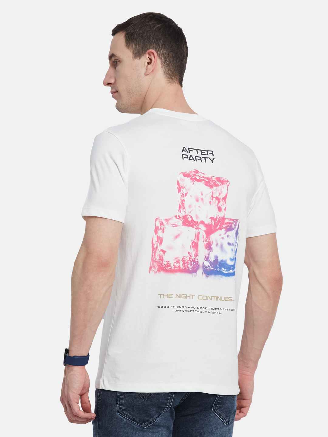 Octave Men Printed T-shirt