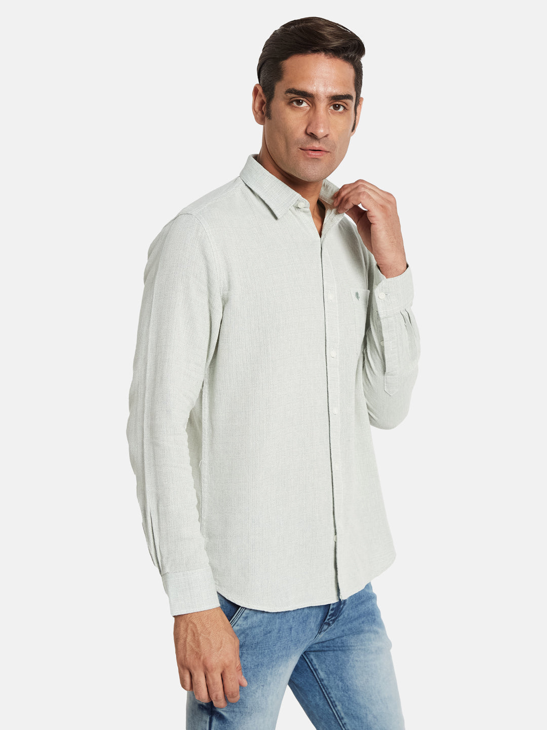 METTLE Men Opaque Casual Shirt