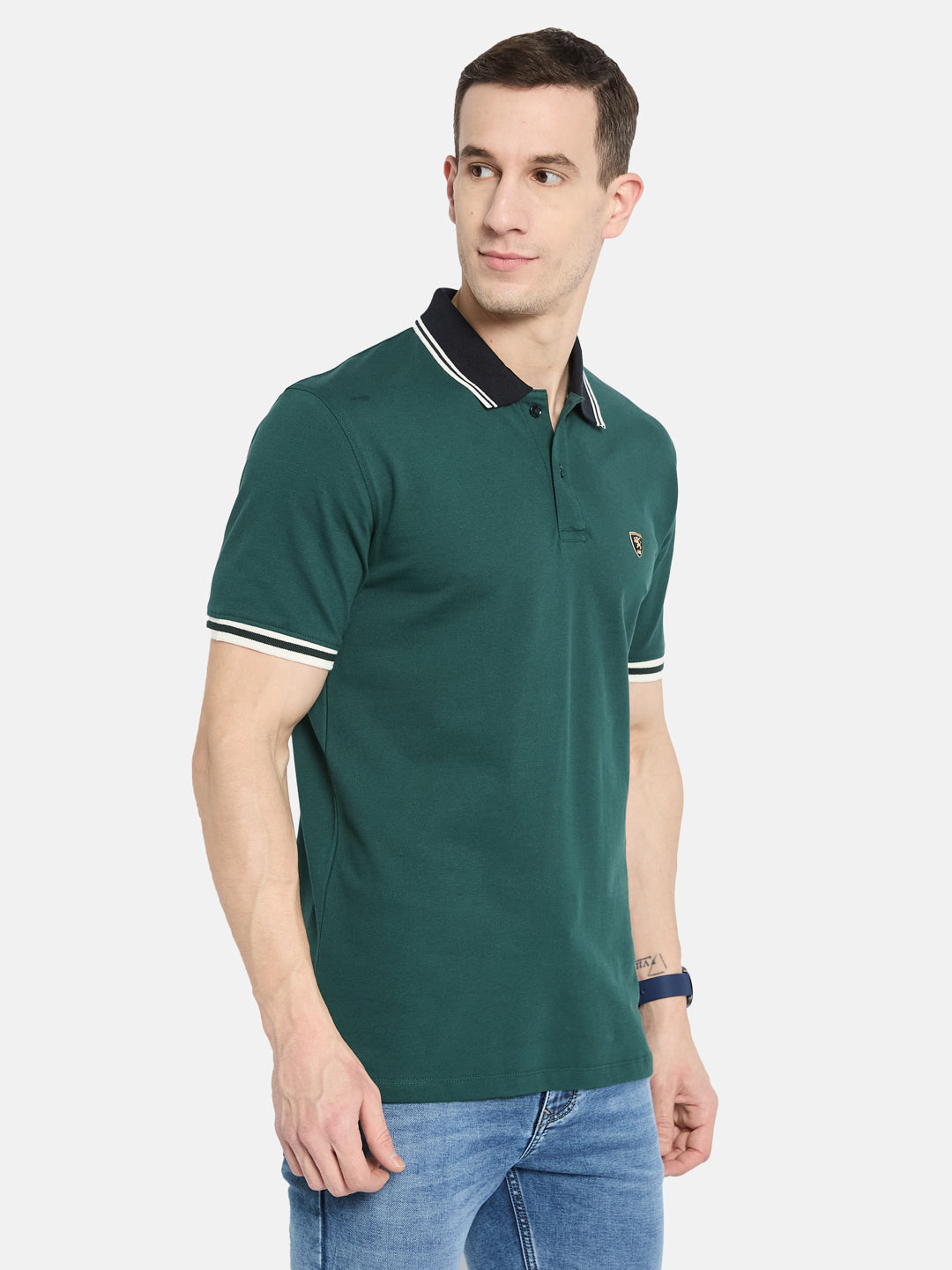 Octave Men Polo Collar T-shirt