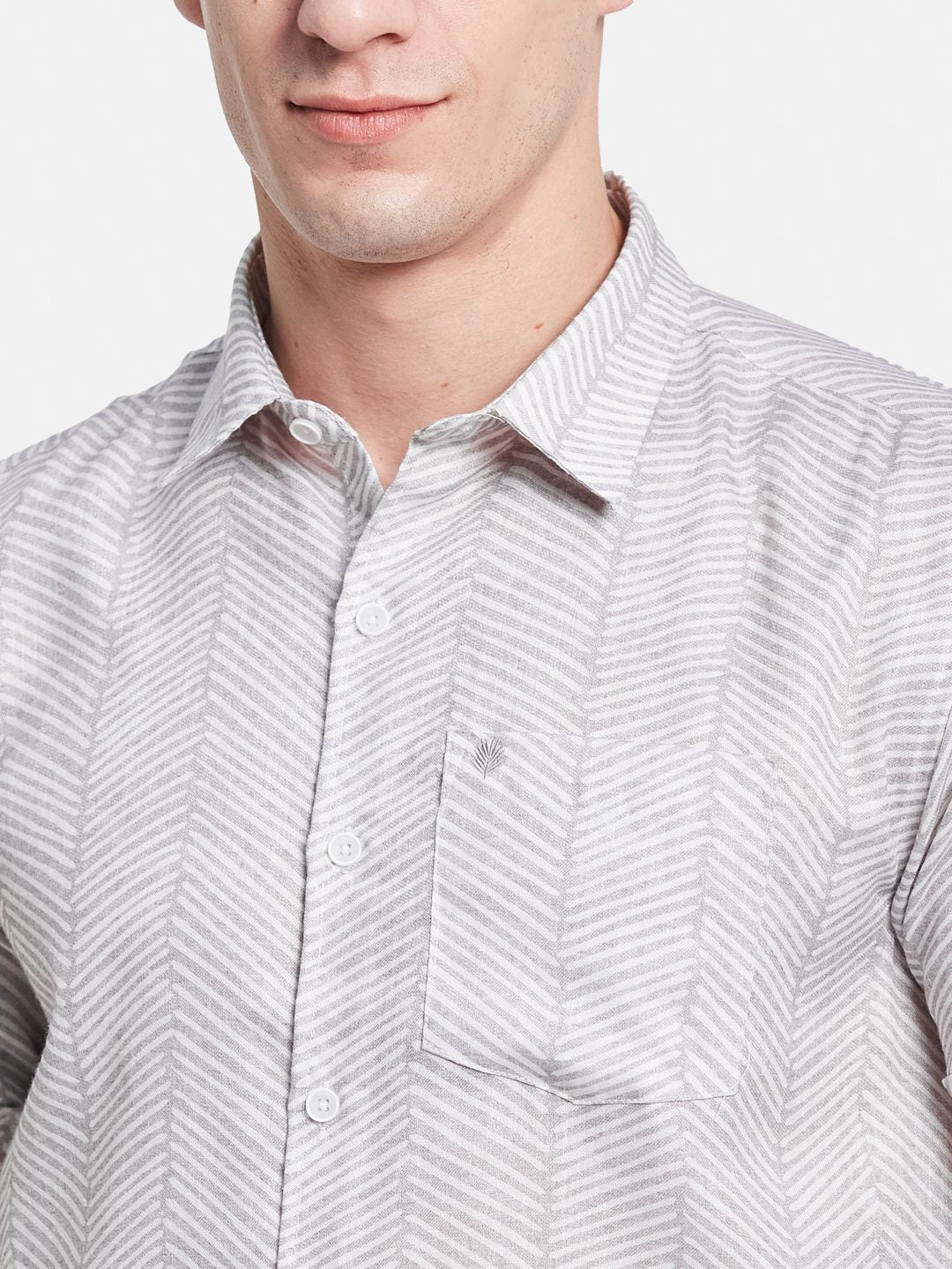 METTLE Men Opaque Printed Casual Shirt