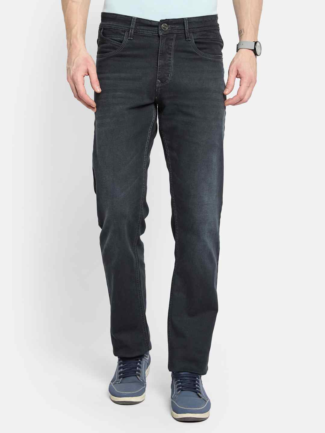 Octave Men Straight Fit Stretchable Jeans