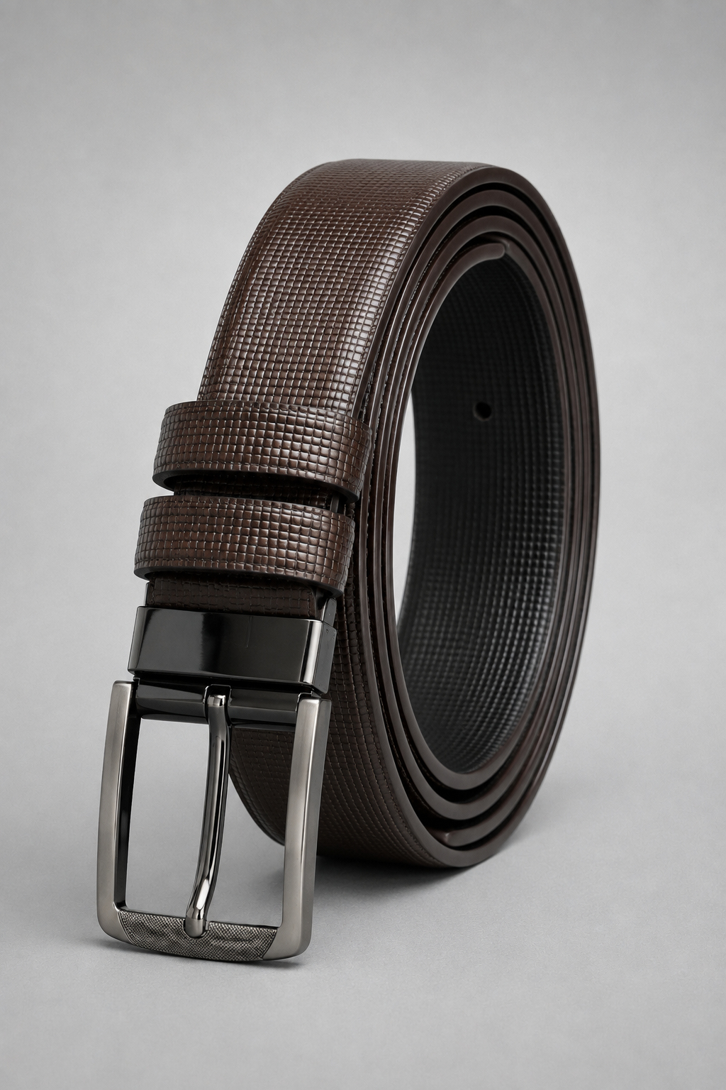 Men's Reversible Black & Tan Leather Belt | Premium Dual-Sided Belt