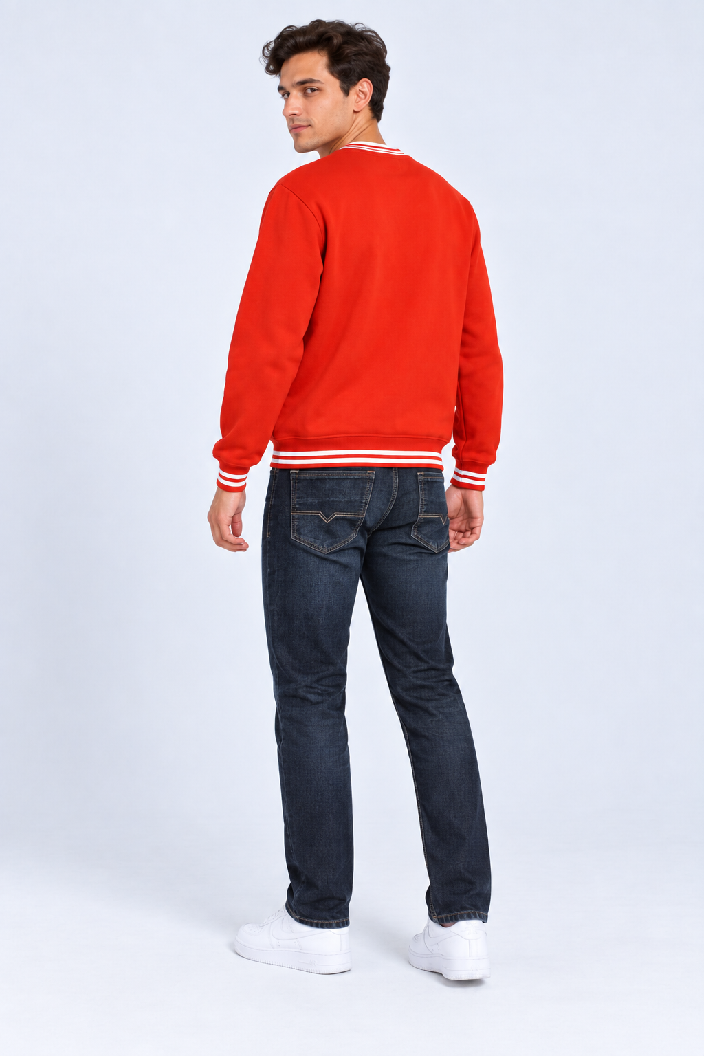 Men’s Relaxed Fit Stretch Denim Jeans – Urban Blue